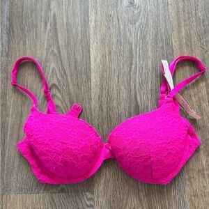 Victorias Secret Pink Lace Bra